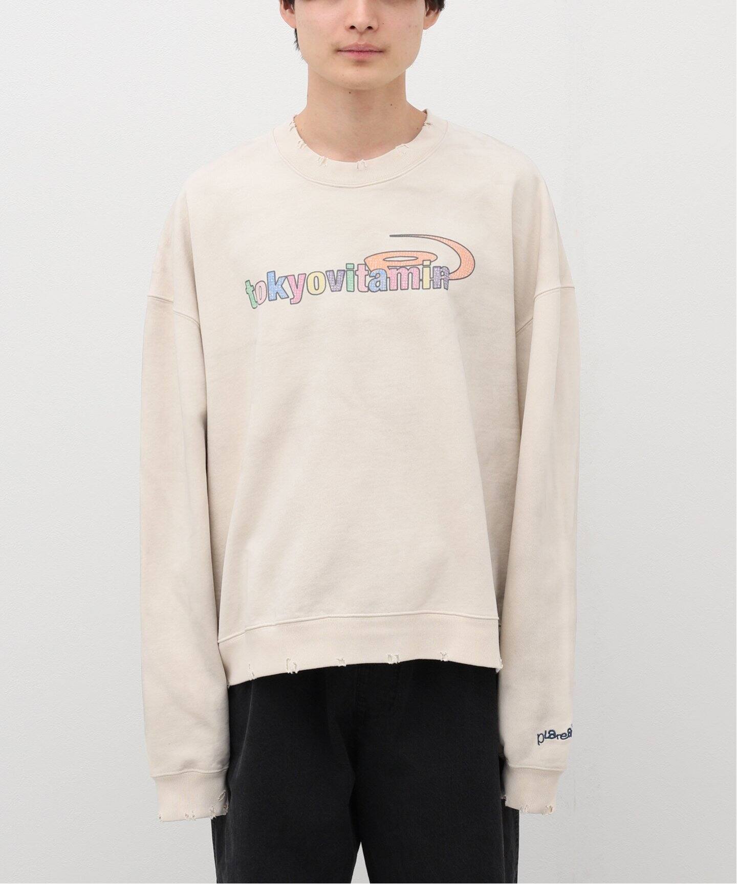 Plateau Studio x tokyovitamin】VTG DYE SWEAT SHIRT（スウェット  