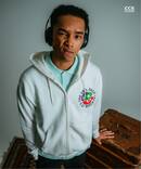 【CCS records. / シーシーエスレコード.】ZIP UP HOODIE
