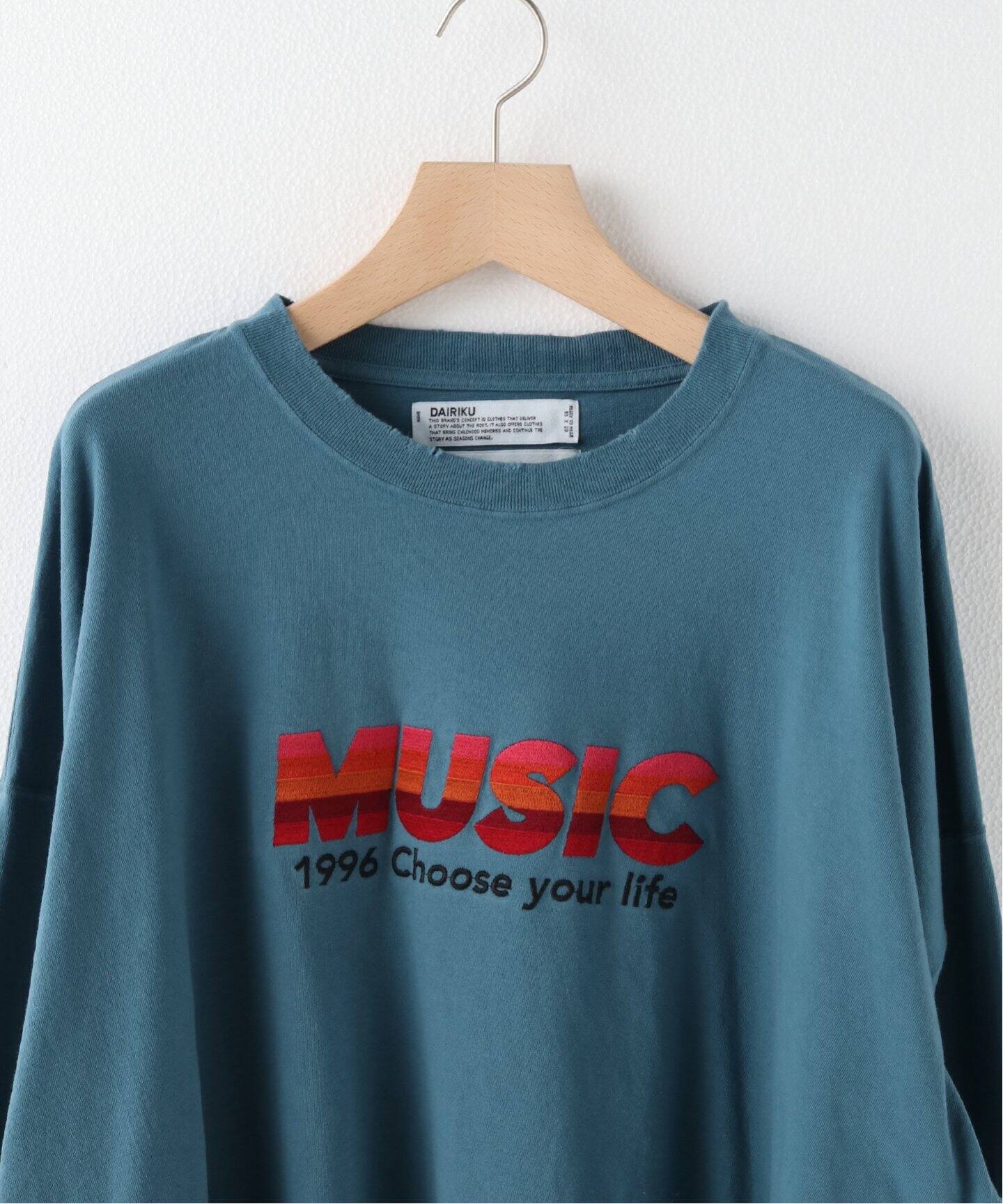 DAIRIKU / ダイリク】MUSIC tee（Tシャツ／カットソー）｜BAYCREW