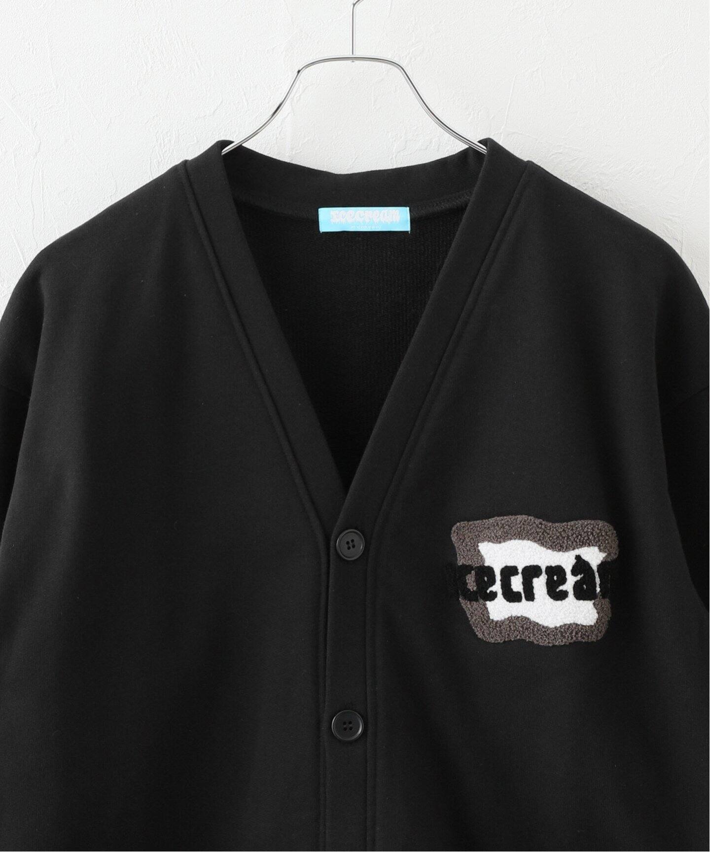 ICECREAM / アイスクリーム】CHENILLE LOGO SWEAT CARDIGAN WI  