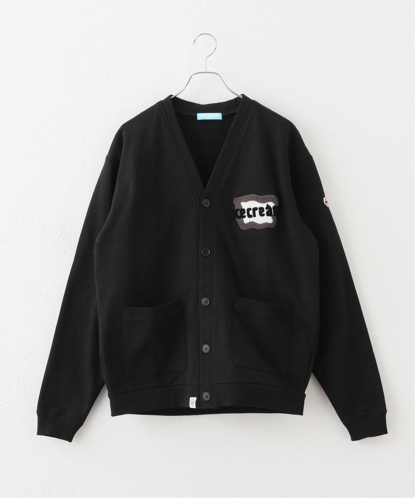 ICECREAM / アイスクリーム】CHENILLE LOGO SWEAT CARDIGAN WI  