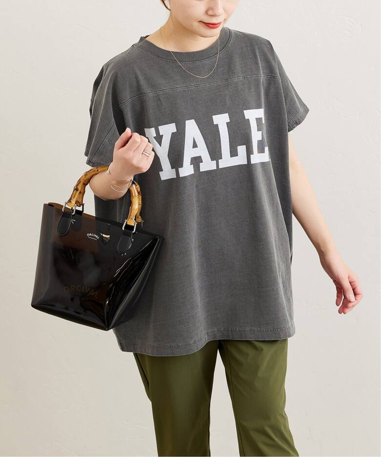 追加》カレッジロゴビッグプルオーバー（Tシャツ／カットソー 