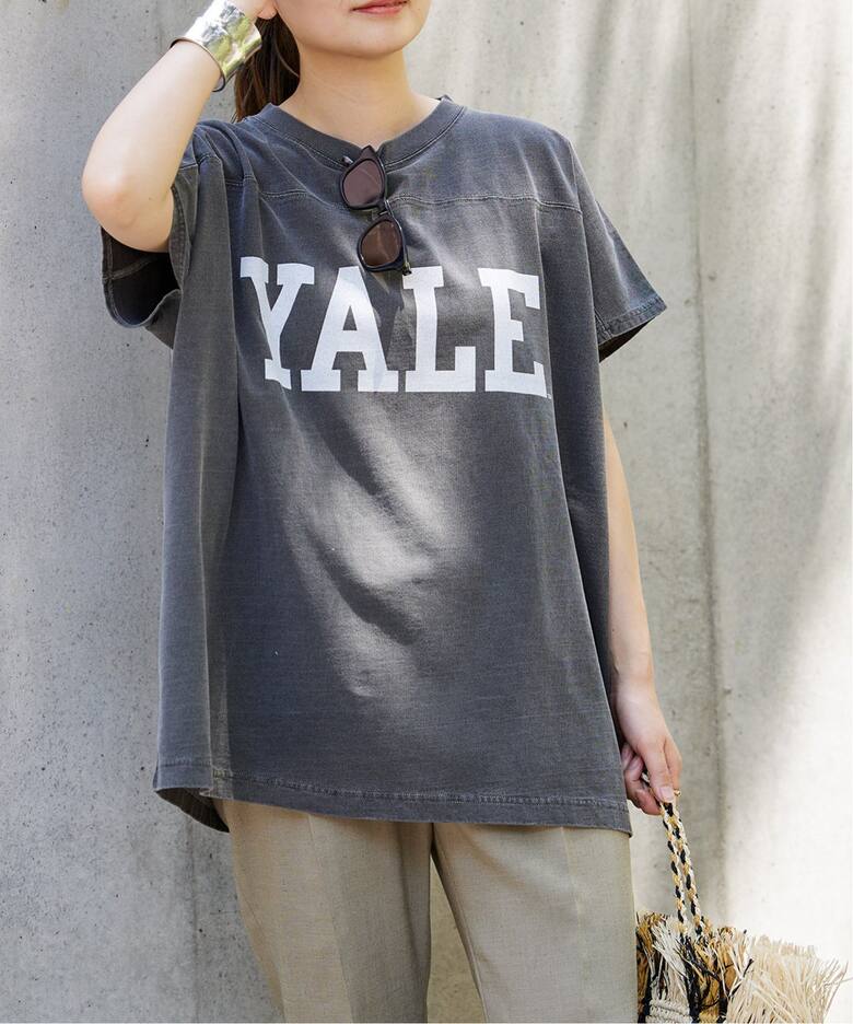 追加》カレッジロゴビッグプルオーバー（Tシャツ／カットソー 