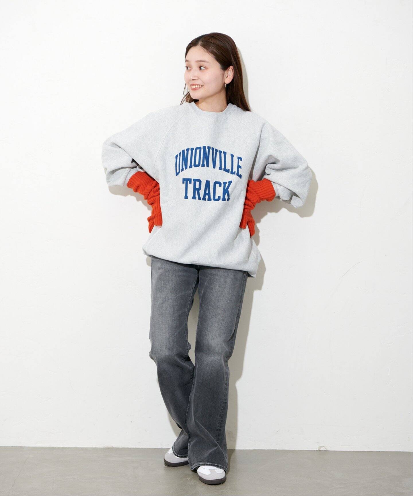 別注【CHAMPION/チャンピオン】REVERSE WEAVE SWEAT CREW：スウェット  