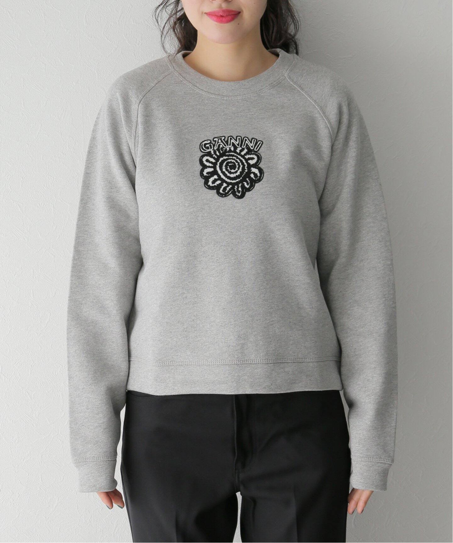 GANNI / ガニー】Isoli Raglan Solid Sweatshirt：スウェット（Tシャツ 