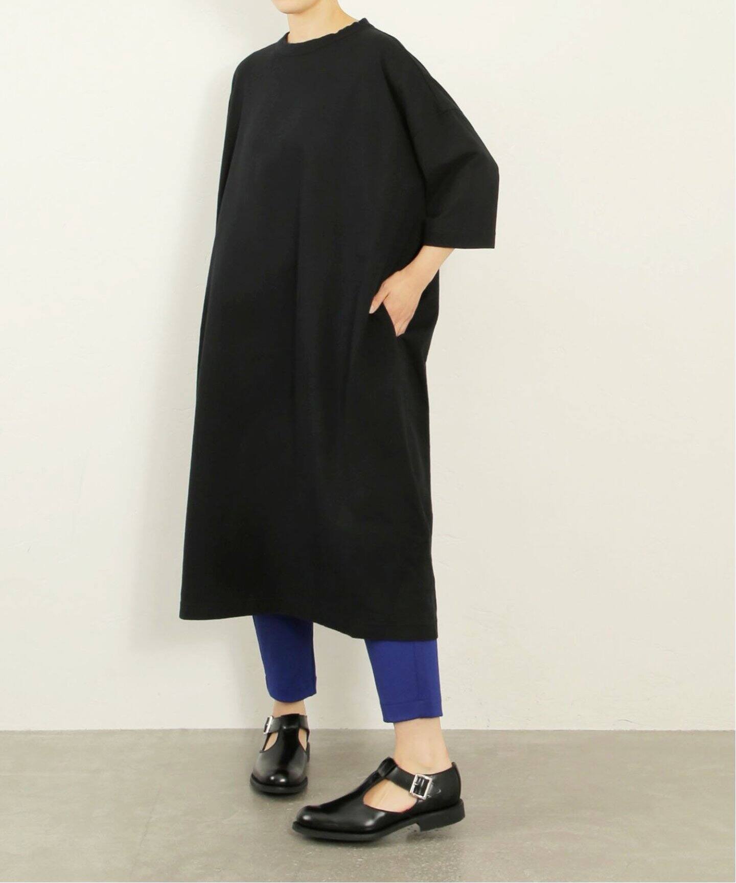 追加》クラシックテンジク スタンダードクルーネックワンピース  