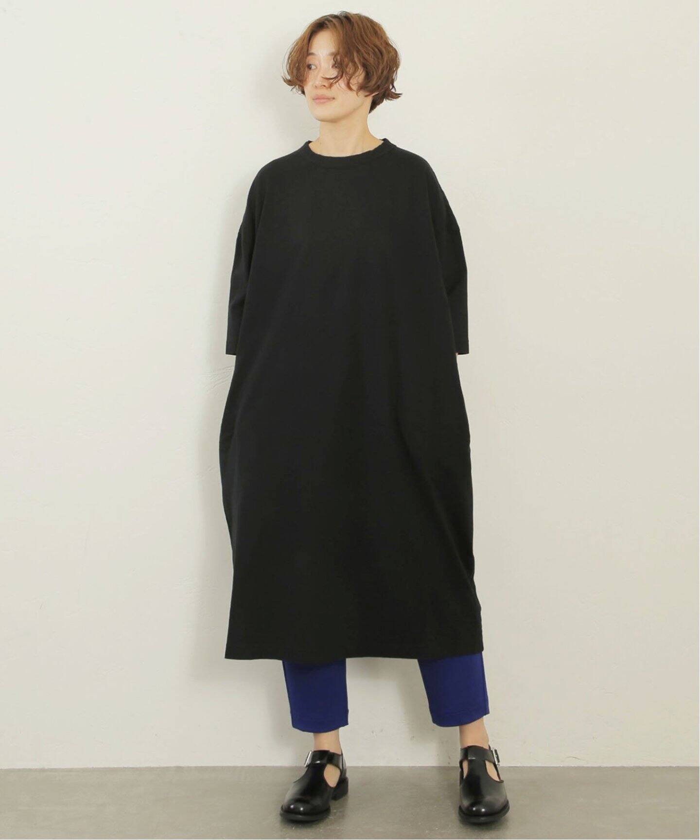 追加》クラシックテンジク スタンダードクルーネックワンピース  