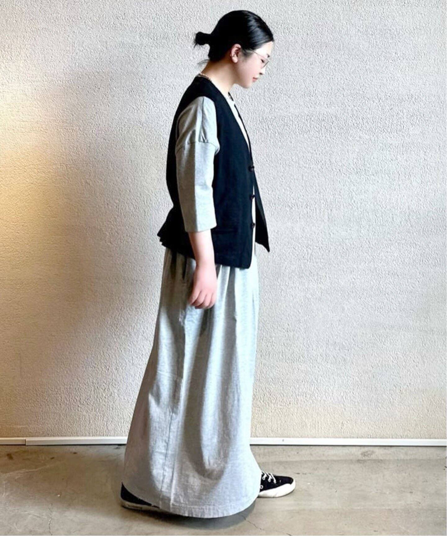 追加》クラシックテンジク スタンダードクルーネックワンピース 