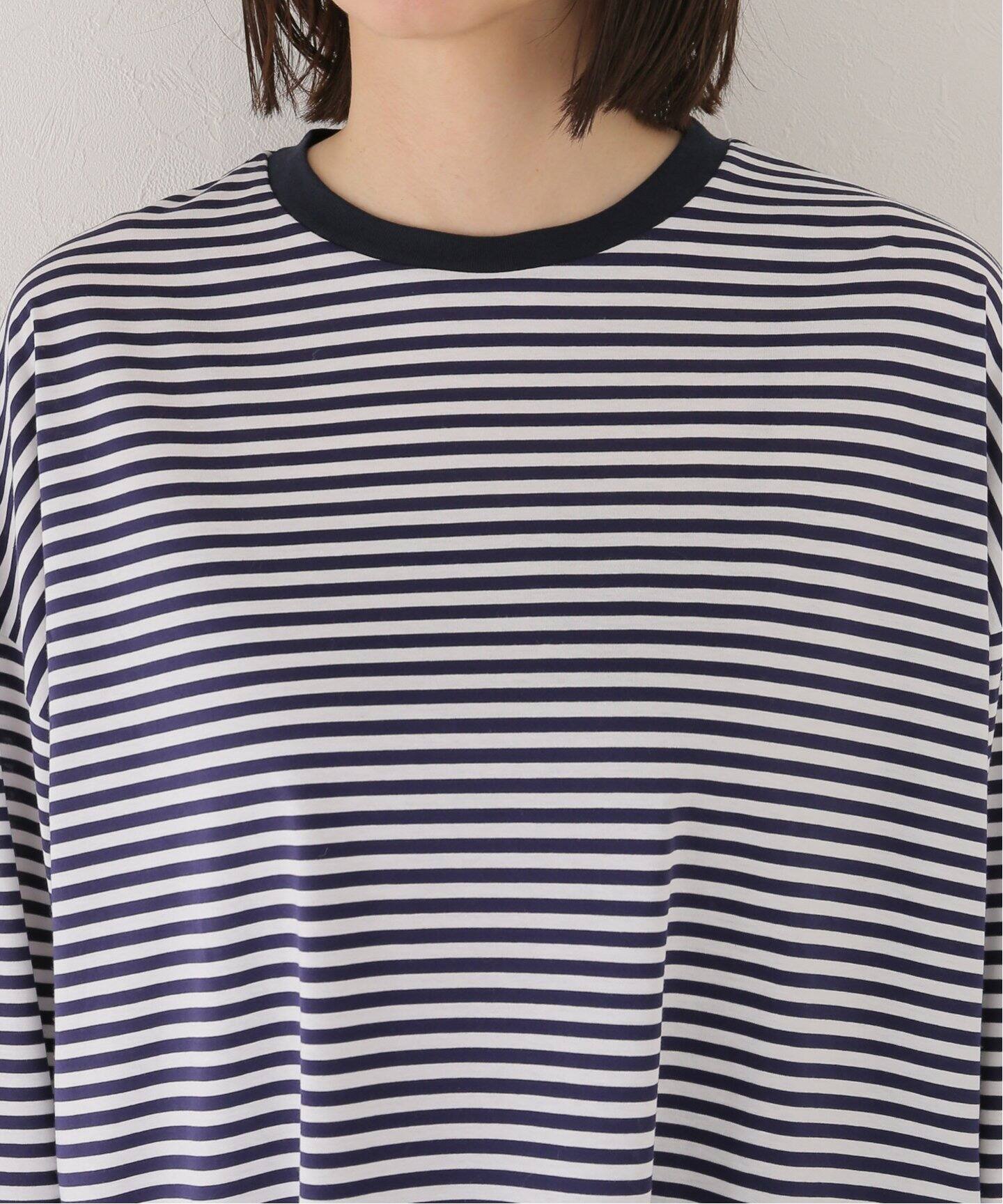 コンパクトジャージークルーネックビッグプルオーバー（Tシャツ