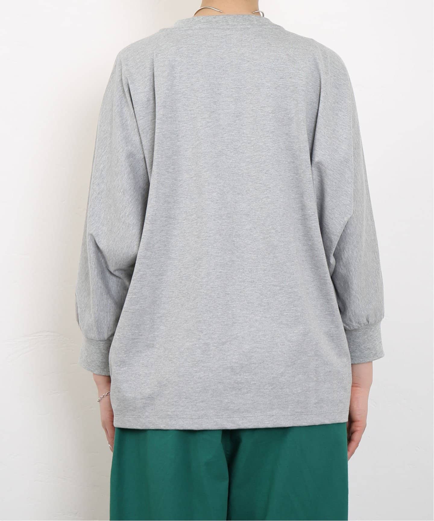 ジャーナルスタンダードラックスコンパクトジャージークルーネックビッグプルオーバー スワイジャージー ドルマンプルオーバー（Tシャツ／カットソー
