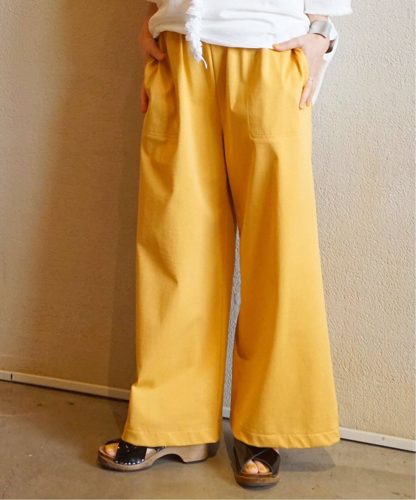 ジャージー ワイドパンツ（ジャージ／トラックパンツ）｜journal 