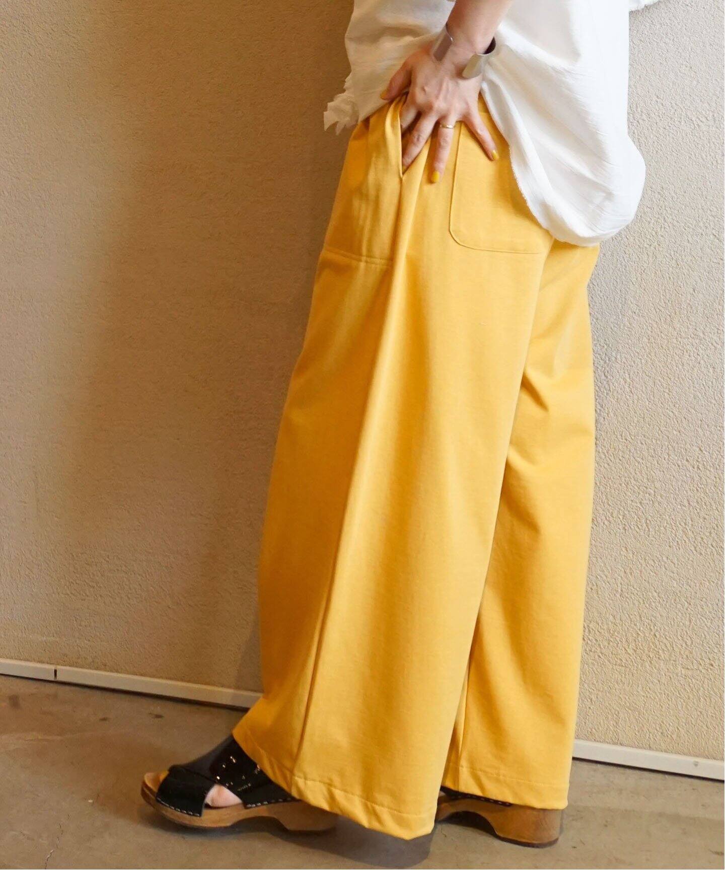 ジャージー ワイドパンツ（ジャージ／トラックパンツ）｜journal  