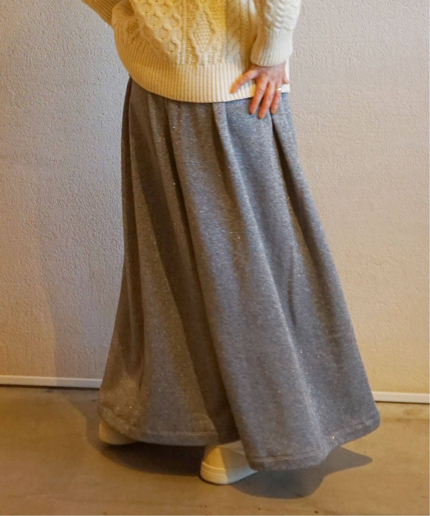 ラメウラケスカート（ロング・マキシ丈スカート）｜journal standard  