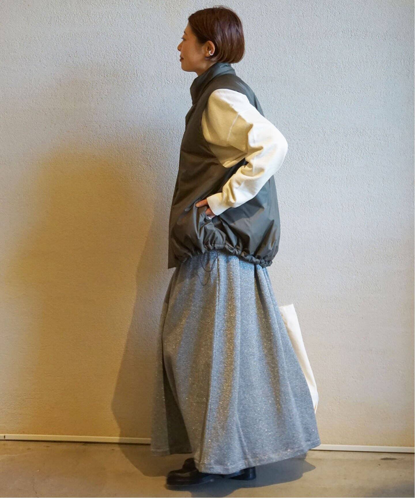 ラメウラケスカート（ロング・マキシ丈スカート）｜journal standard  