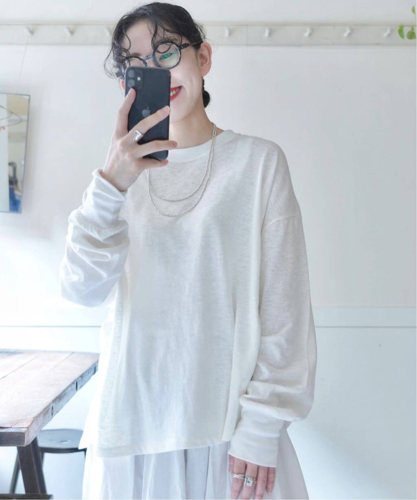 ラフィージャージ プルオーバー（Tシャツ／カットソー）｜journal 