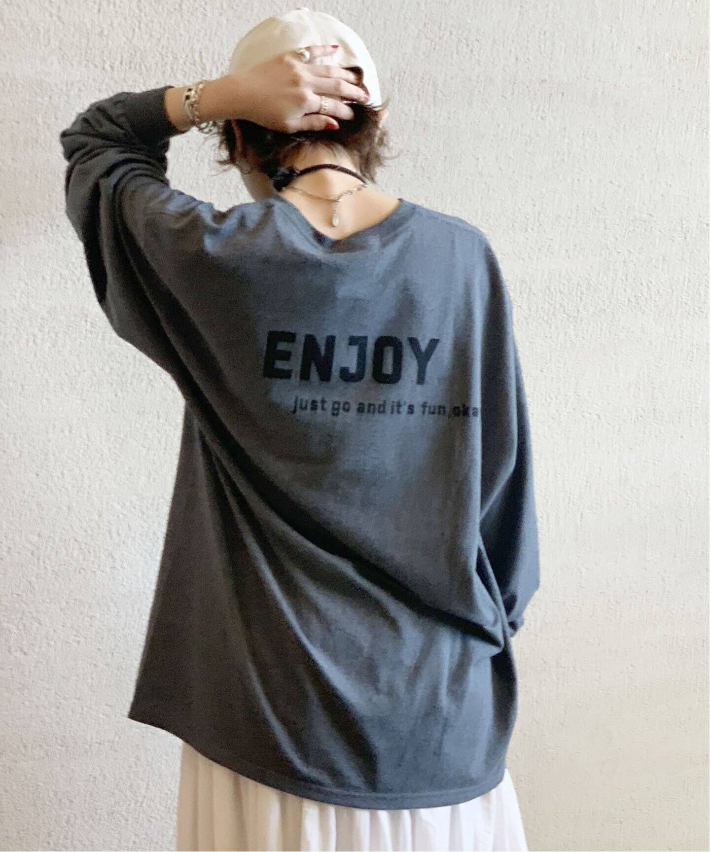 プリントロンT ENJOY（Tシャツ／カットソー）｜journal standard luxe 