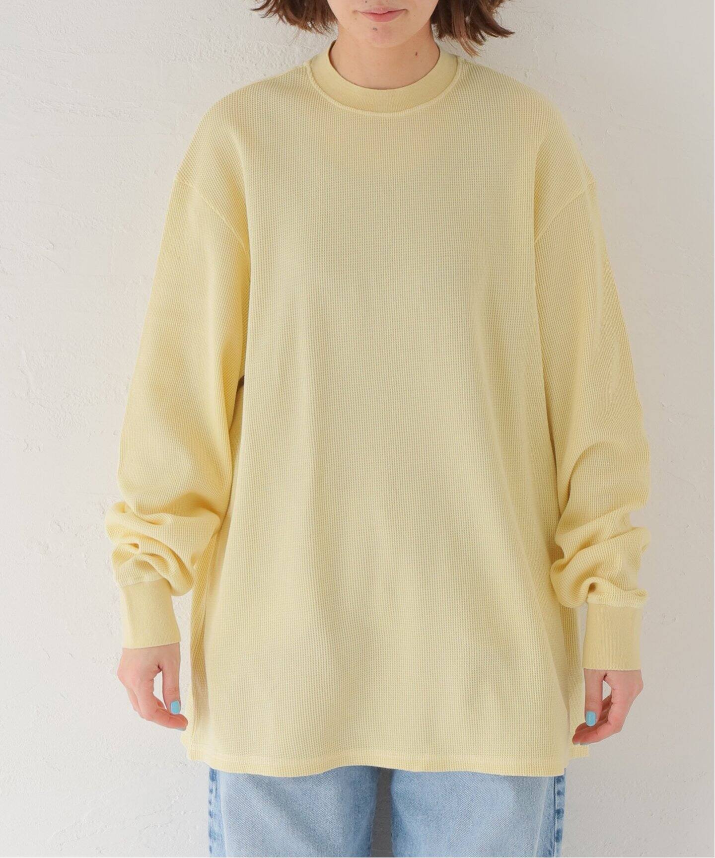 YONETOMI NEW BASIC】GARMENT DYE T-SHIRT（Tシャツ／カットソー 
