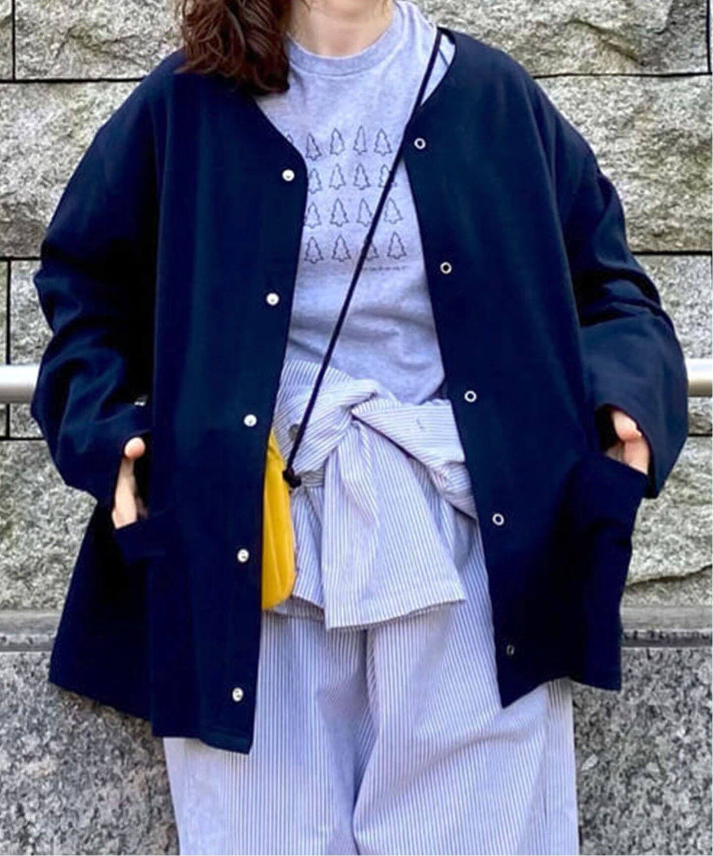 chimala/チマラ】RACHEL KNIT OPEN JACKET（その他ブルゾン／アウター  