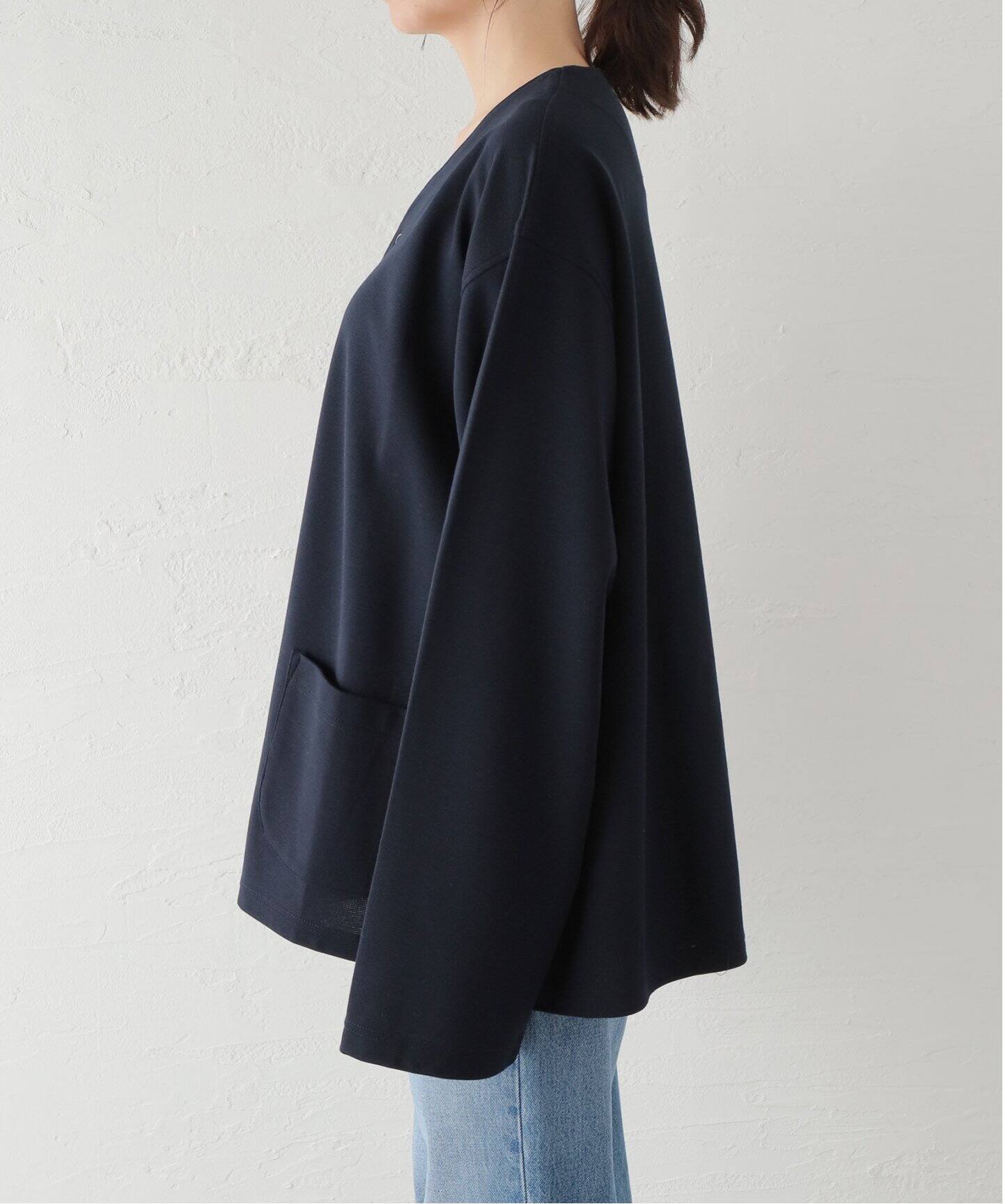 chimala/チマラ】RACHEL KNIT OPEN JACKET（その他ブルゾン／アウター  