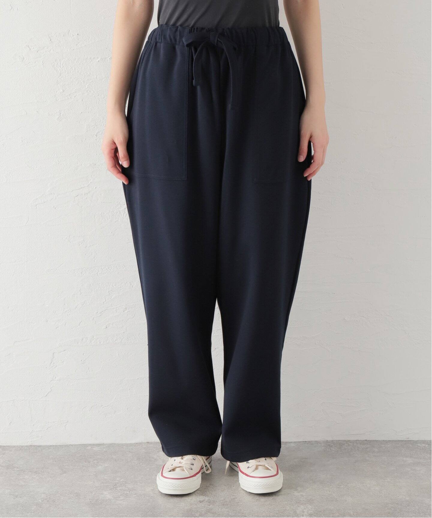 chimala/チマラ】 RACHEL KNIT EASY PANTS（ジャージ／トラックパンツ  