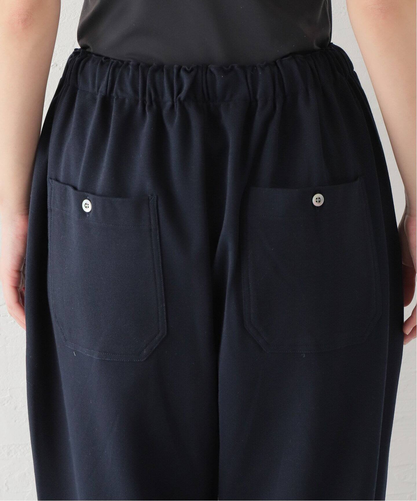 chimala/チマラ】 RACHEL KNIT EASY PANTS（ジャージ／トラックパンツ 