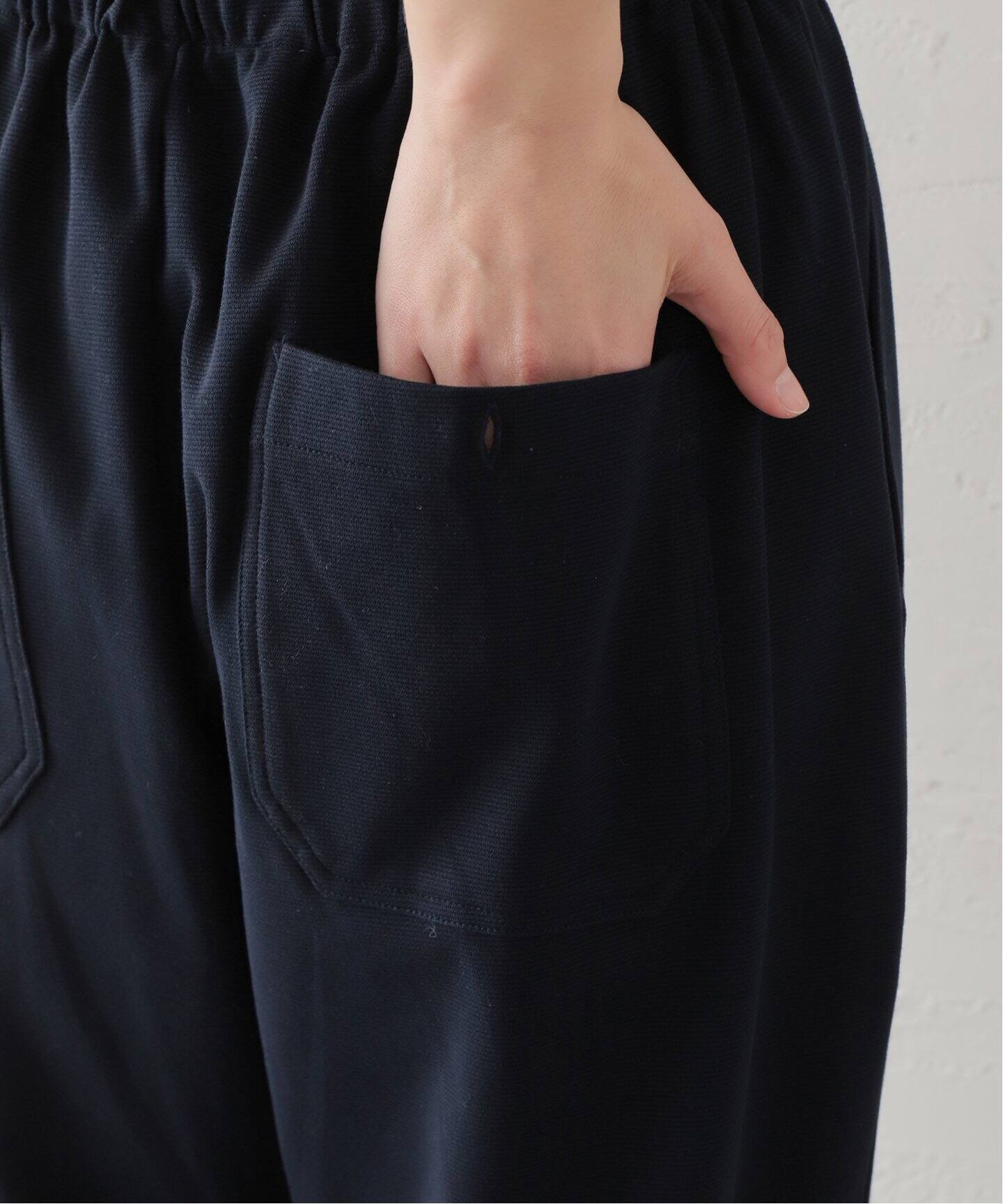 chimala/チマラ】 RACHEL KNIT EASY PANTS（ジャージ／トラックパンツ  