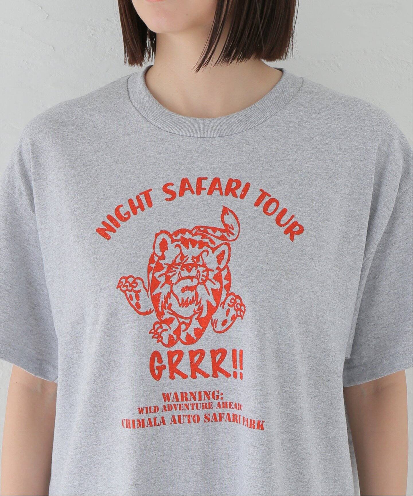 chimala/チマラ】for luxe PRINT T GRRR（Tシャツ／カットソー 