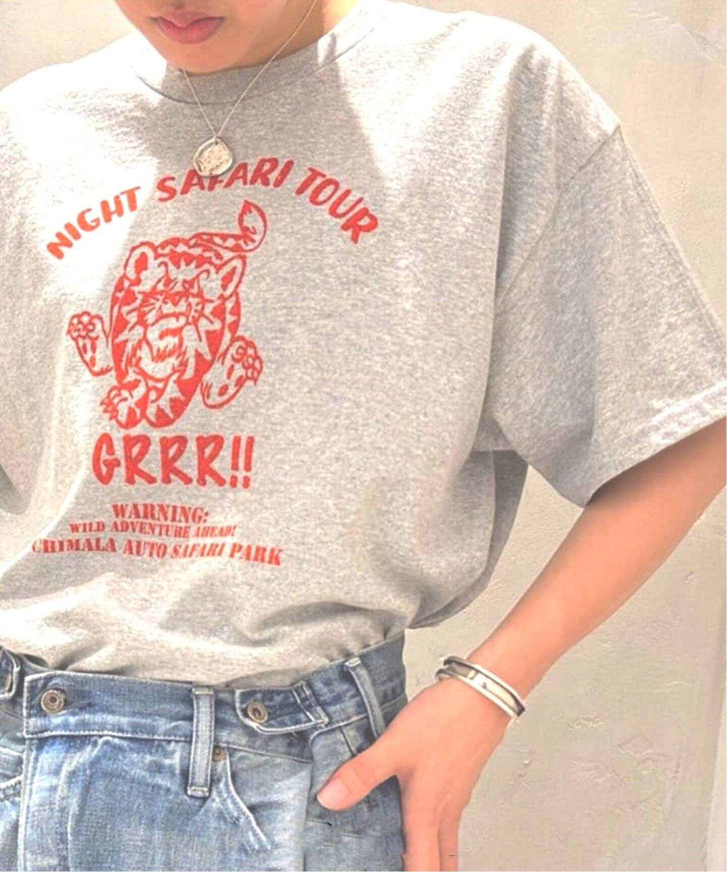 chimala/チマラ】for luxe PRINT T GRRR（Tシャツ／カットソー 