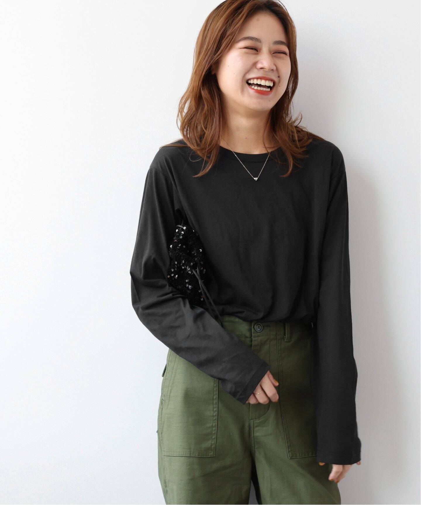 追加2》シアークルーネックロングTEE（Tシャツ／カットソー）｜JOURNAL