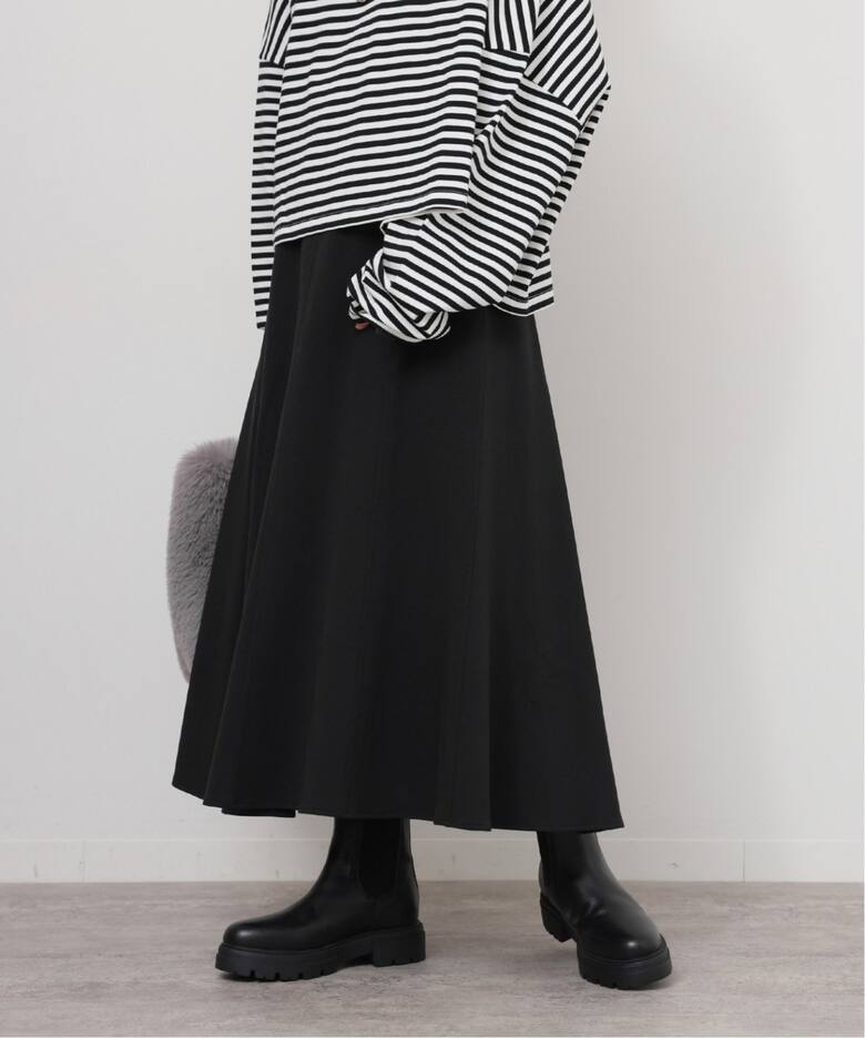 yam様専用】Uhr ビッグボタンロングトラペーズスカート （マキシ丈  