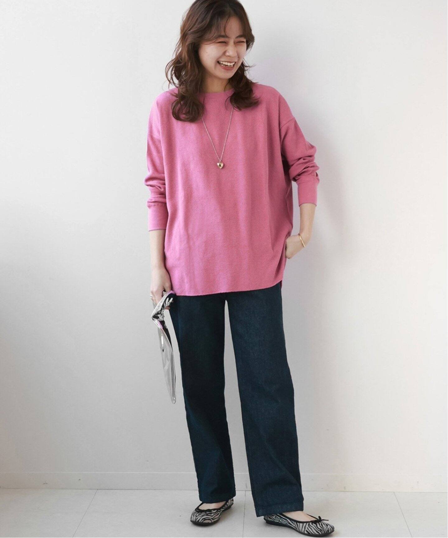 追加》TCワッフルオーバーサイズロングスリーブTシャツ（Tシャツ