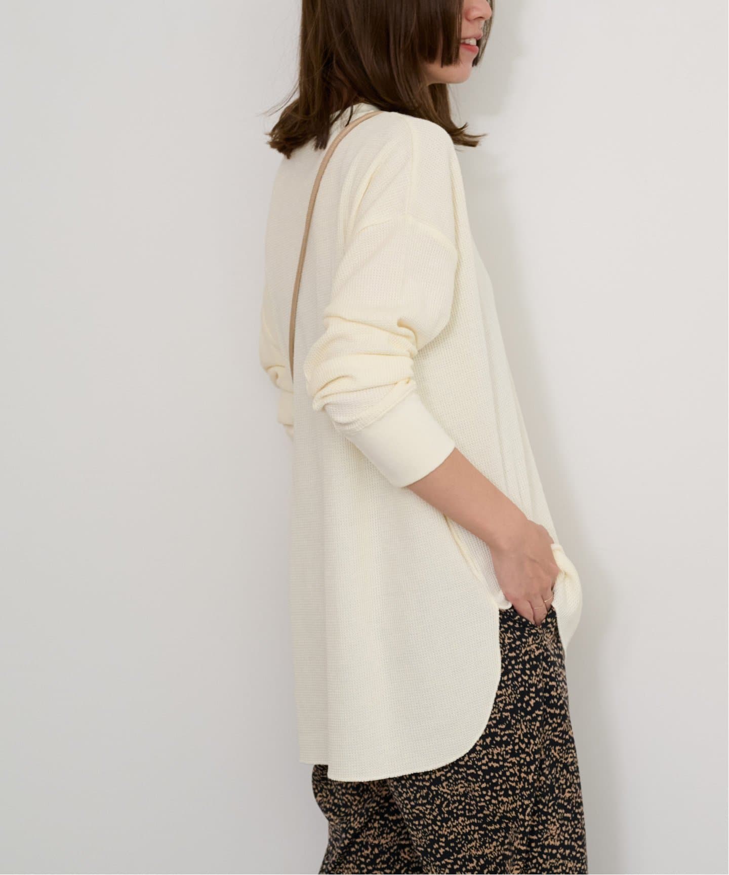 JOURNAL STANDARD - ワッフルロングガウン 追加》TCワッフルオーバーサイズロングスリーブTシャツ（Tシャツ