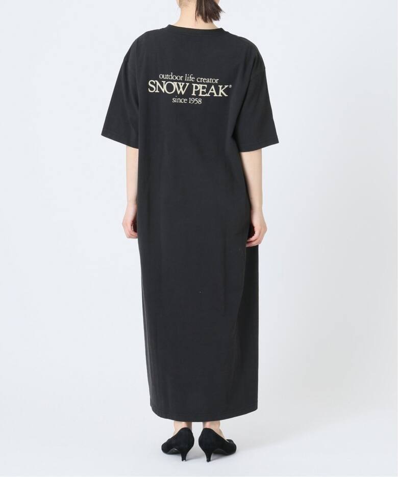WEB限定追加2》別注【Snow Peak】*RE Classic Logo Printed ワンピース 