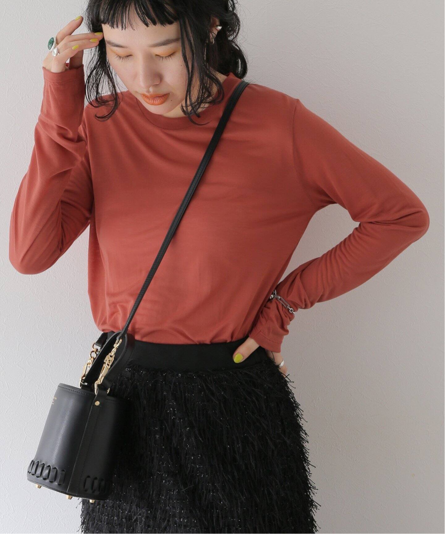 BASERANGE/ベースレンジ】LONG SLEEVE TEE：カットソー（Tシャツ 