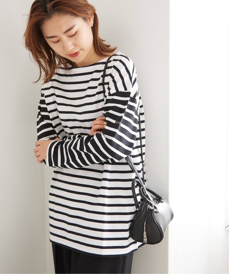 別注【Leminor/ルミノア】*RELUME Loose border Tee：ボーダーTEE（T 