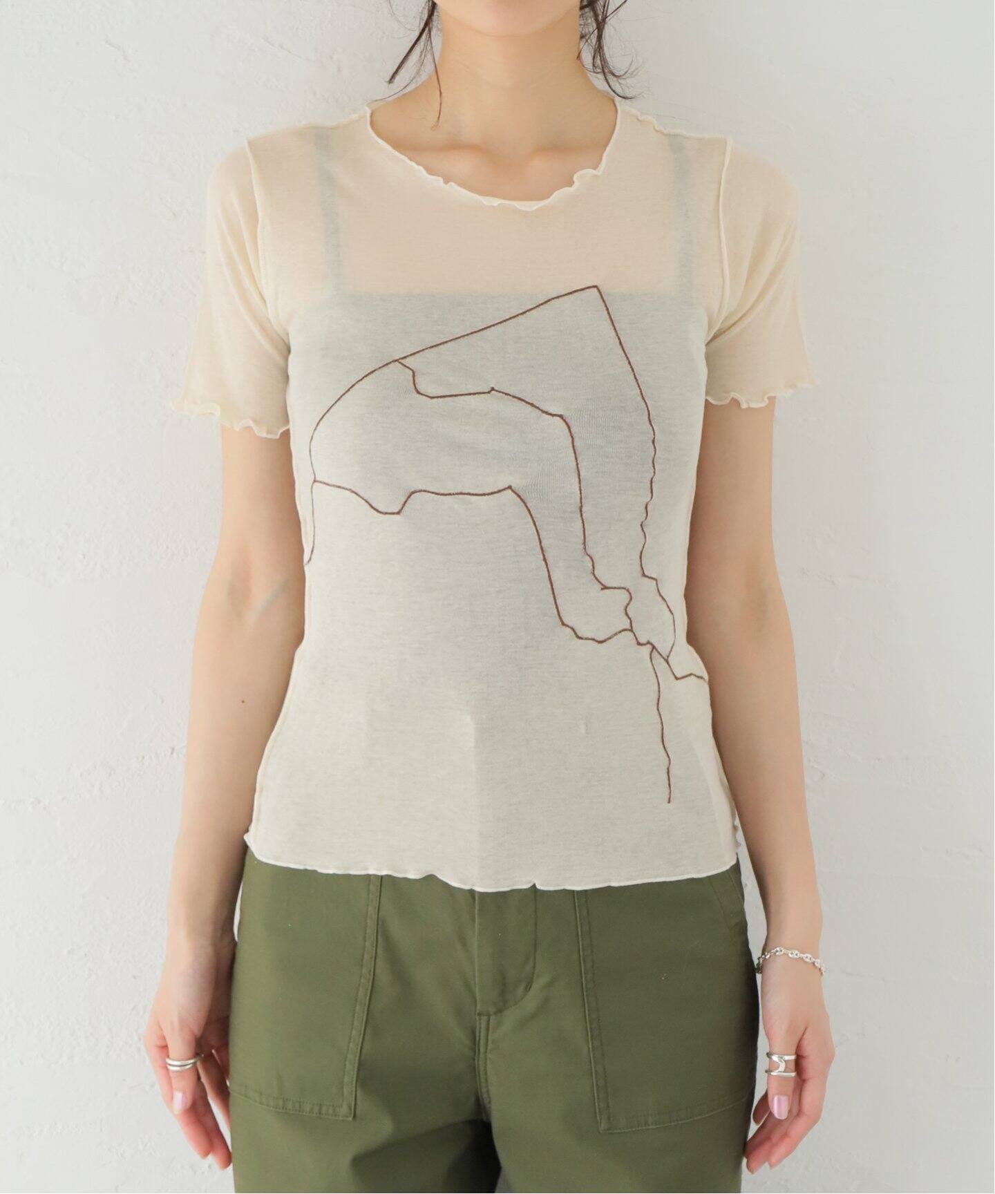 BASERANGE ベースレンジ 半袖 Tシャツ LOOSE TEE TOLO