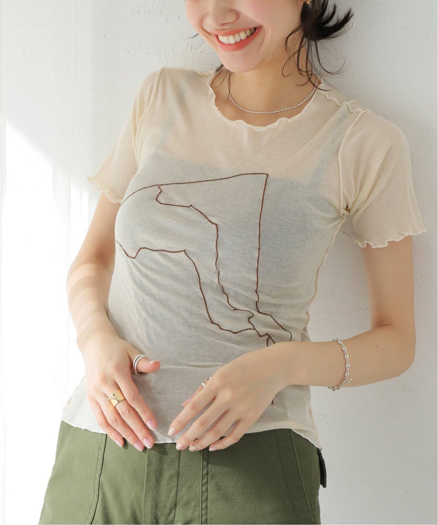 BASERANGE/ベースレンジ】 CORE AROOSTOOK TEE：Tシャツ（Tシャツ  