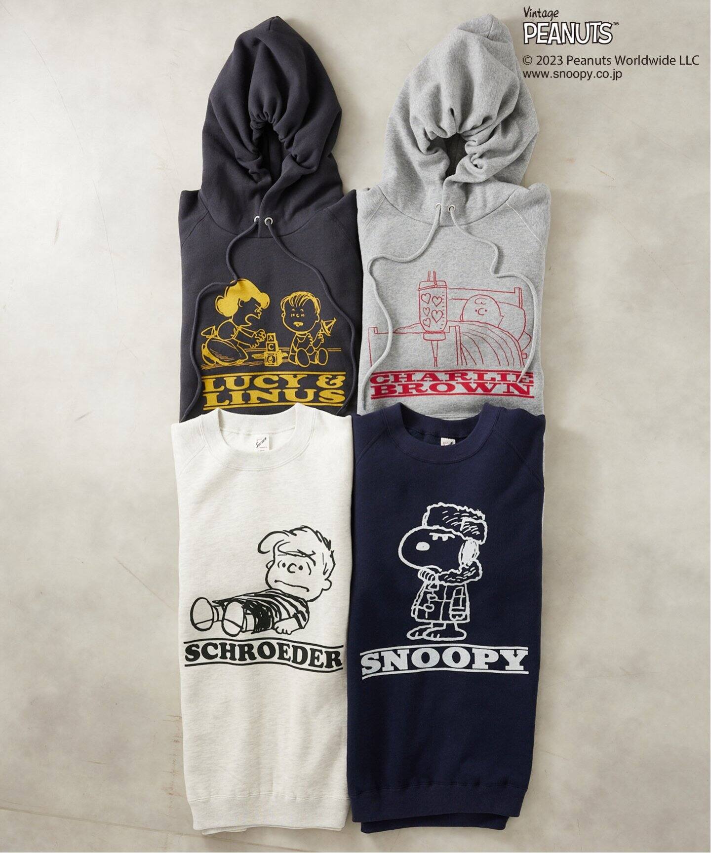 PEANUTS×SPORTS WEAR by relume】別注 クルーネックスウェット 2 