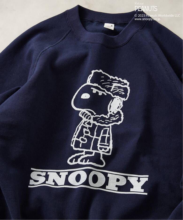 PEANUTS×SPORTS WEAR by relume】別注 クルーネックスウェット 2 