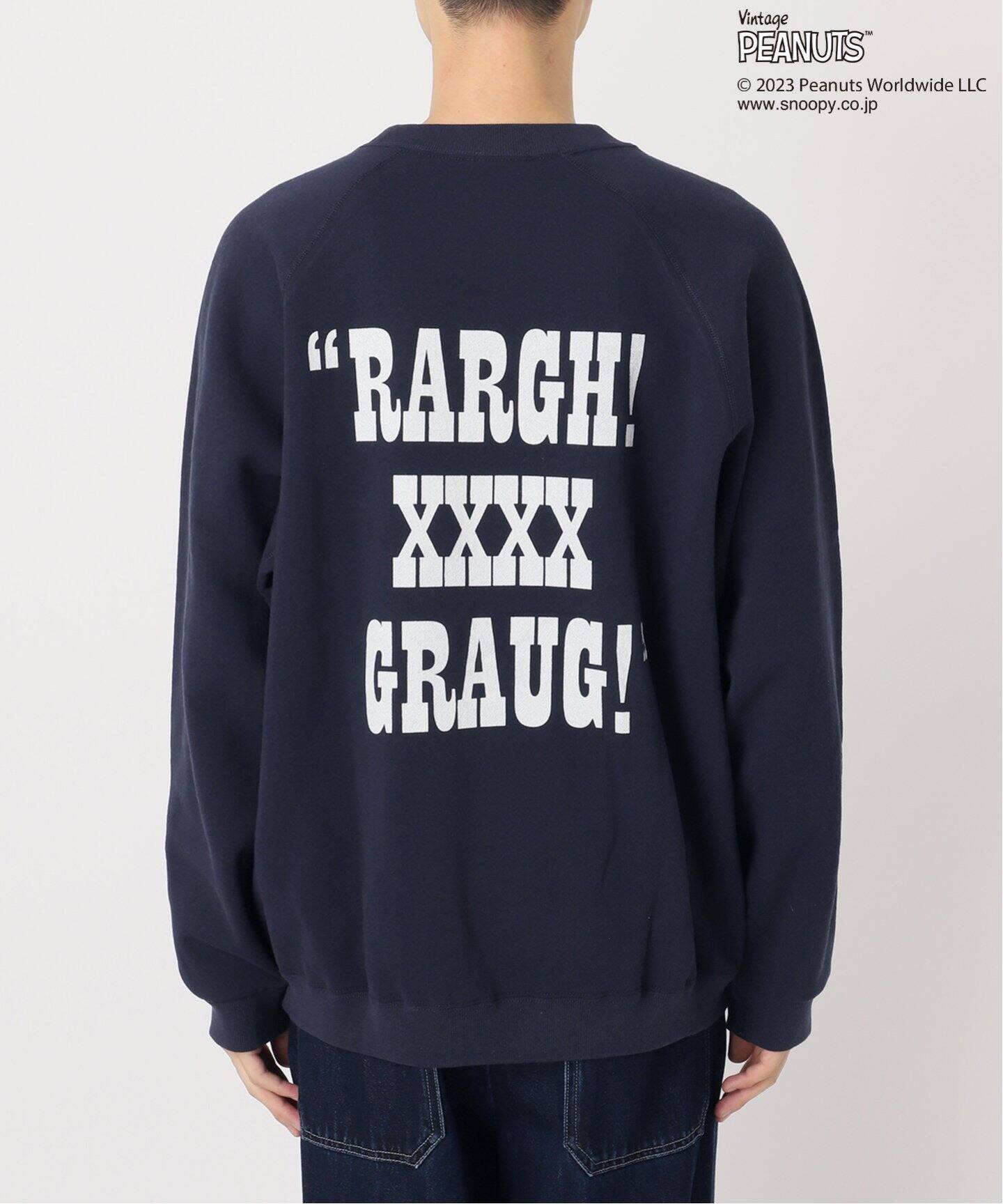 PEANUTS×SPORTS WEAR by relume】別注 クルーネックスウェット 2 