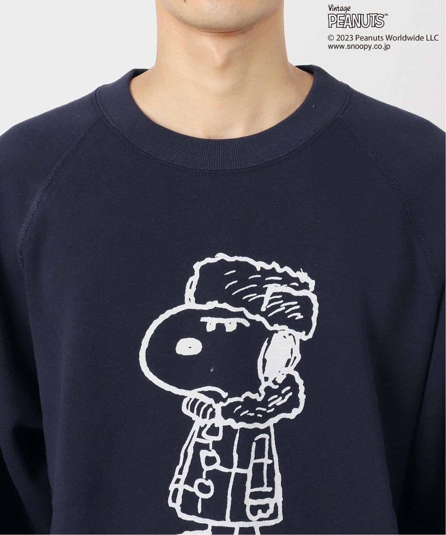 PEANUTS×SPORTS WEAR by relume】別注 クルーネックスウェット 2 