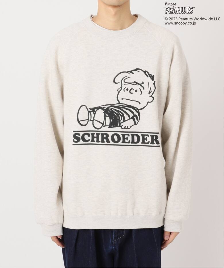 PEANUTS×SPORTS WEAR by relume】別注 クルーネックスウェット 2 