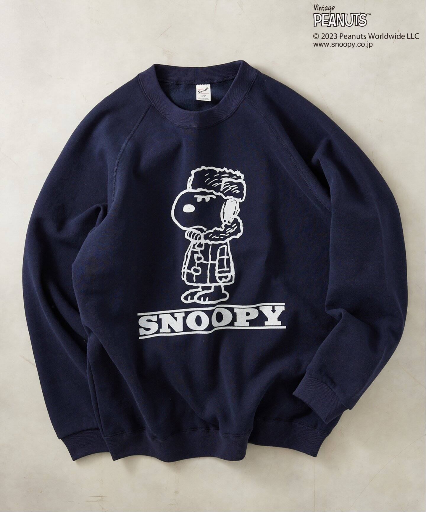 PEANUTS×SPORTS WEAR by relume】別注 クルーネックスウェット 2 
