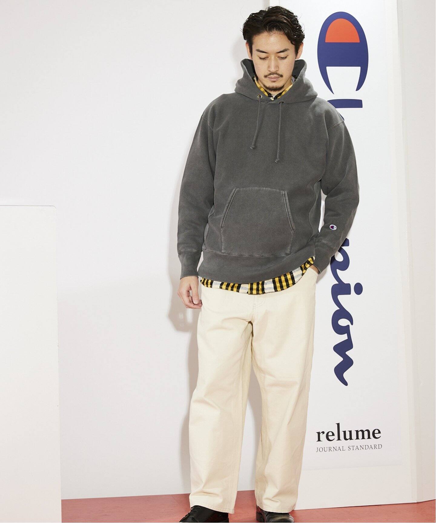 CHAMPION / チャンピオン】別注 R/W ピグメント パーカー（パーカー 