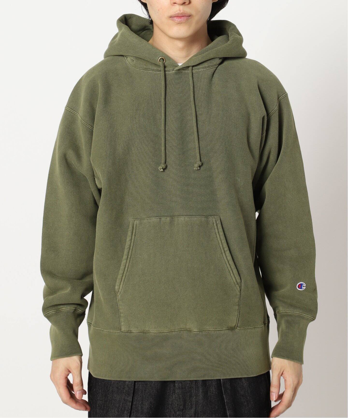 CHAMPION / チャンピオン】別注 R/W ピグメント パーカー（パーカー 