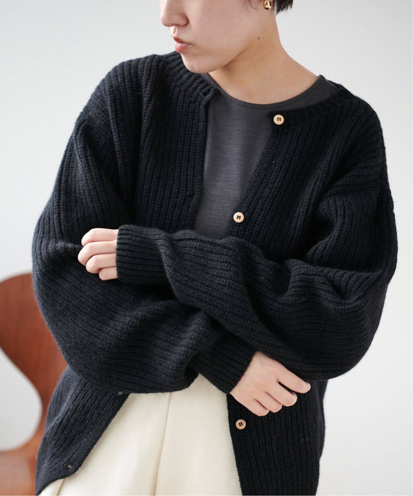 BASERANGE/ベースレンジ】MEA CARDIGAN（カーディガン）｜EMILY WEEK  