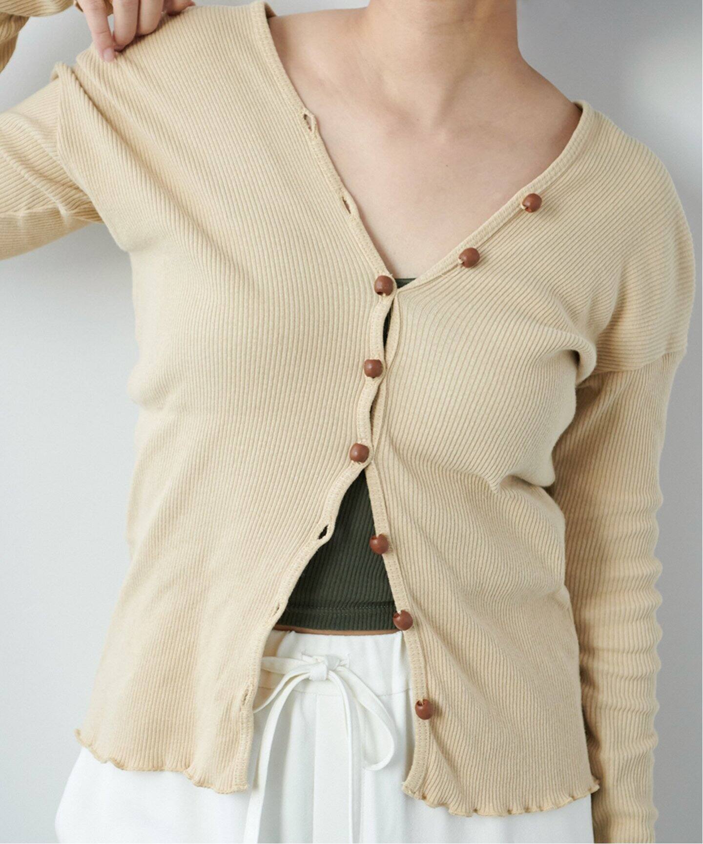 BASERANGE/ベースレンジ】TAV CARDIGAN（カーディガン）｜EMILY WEEK  