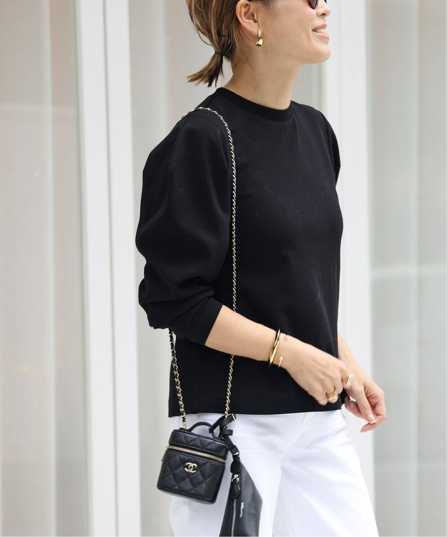 最終値下‼️Deuxieme ClasseCELERI ダイヤスリーブプルオーバー Deuxieme Classe CELERI/セルリ ダイヤスリーブプルオーバー