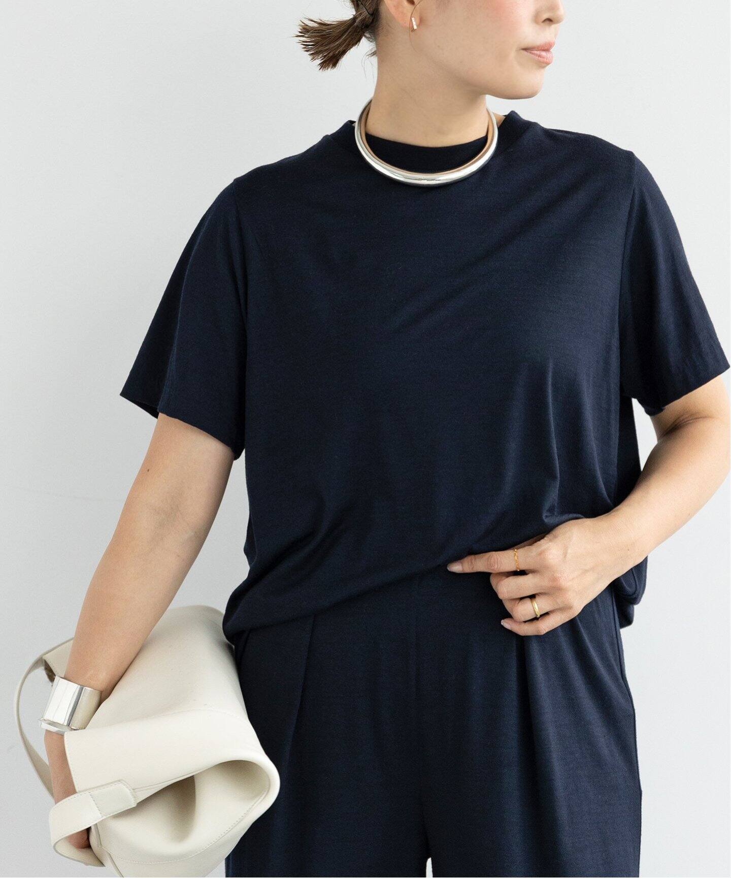 追加 Prime wool jersey Tシャツ（Tシャツ／カットソー）｜Deuxieme  