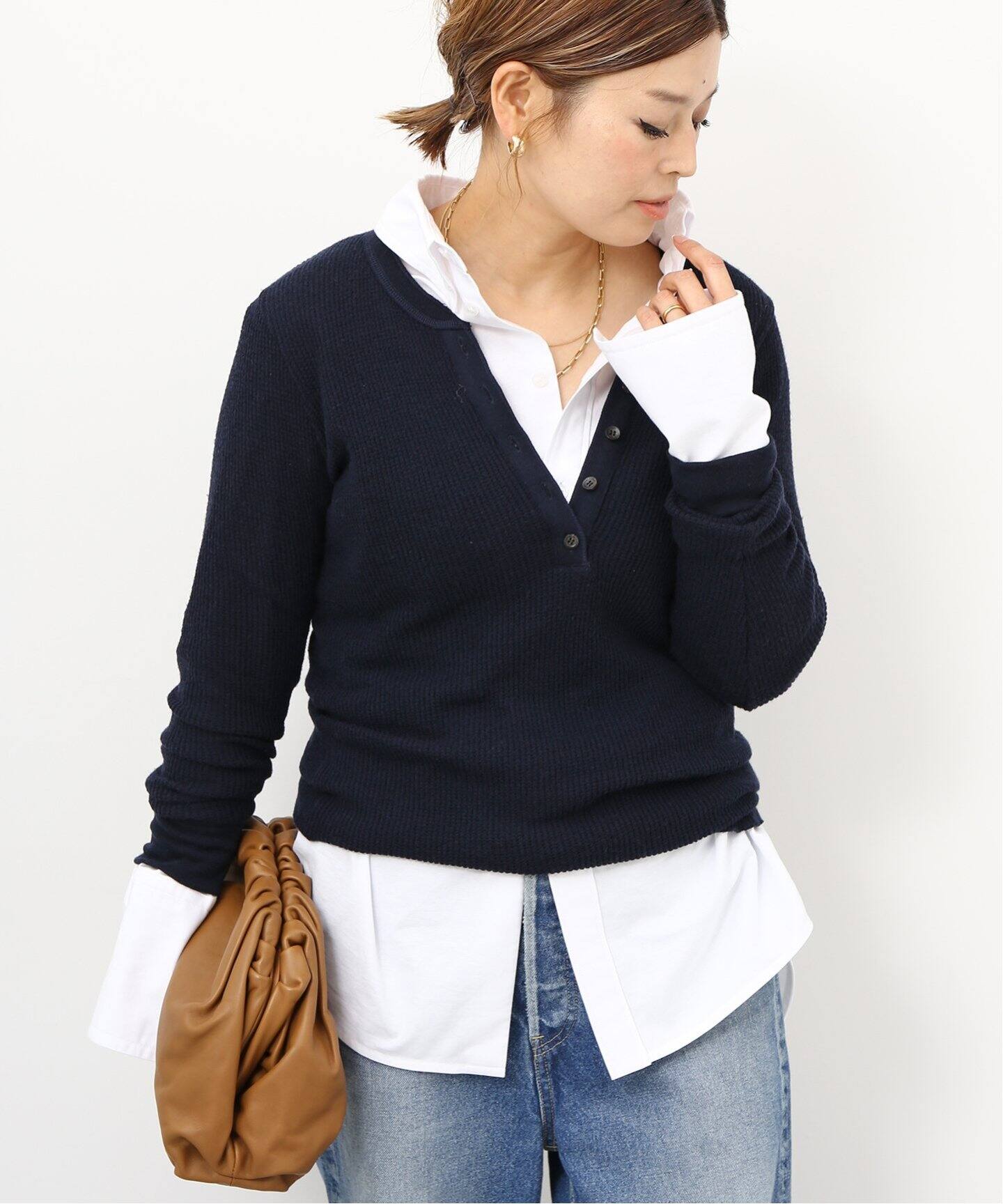 COTTON HENRY Tシャツ（Tシャツ／カットソー）｜Deuxieme Classe  